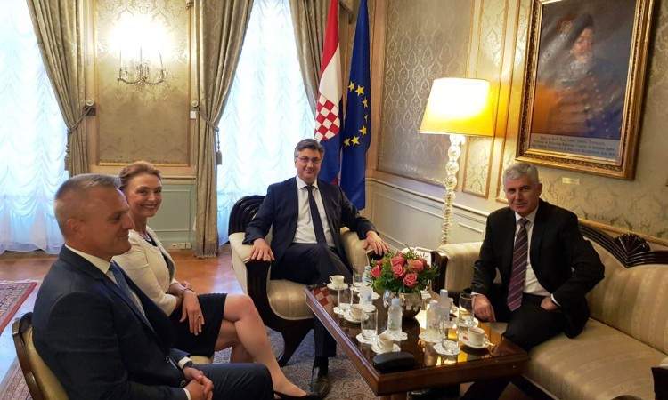 Čović dao podršku Plenkoviću za izgradnju Pelješkog mosta